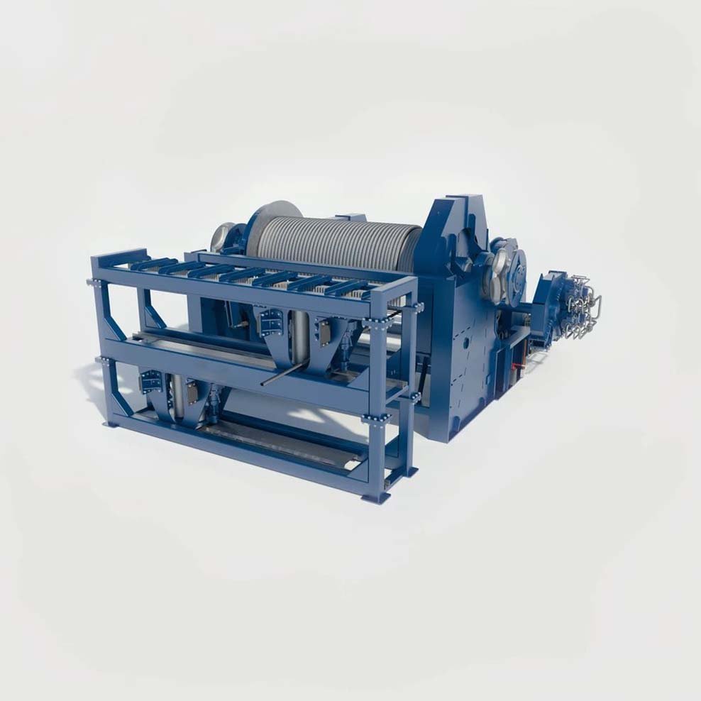 Customized Tightly Integrated Into the Structure of the Vessel Anchor Winch With Control System Windlass for Ship